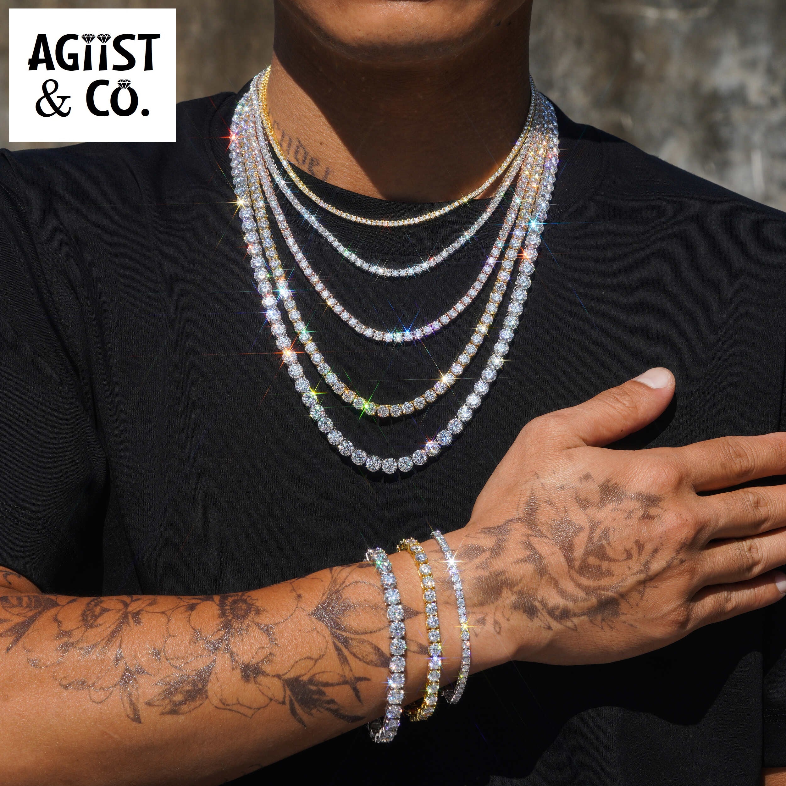 Best Quality | AGiiST & Co. Custom VVS Tennis Necklace