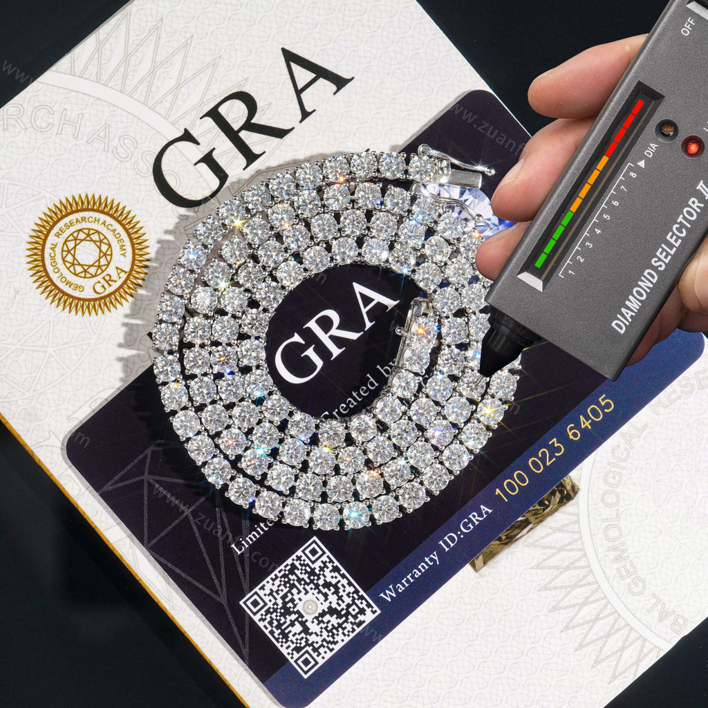 Moissanite VVS 'D' | Bracciale tennis