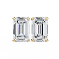 AGiiST & Co. - Signature Collection | Emerald-Cut VVS Moissanite Stud Earrings