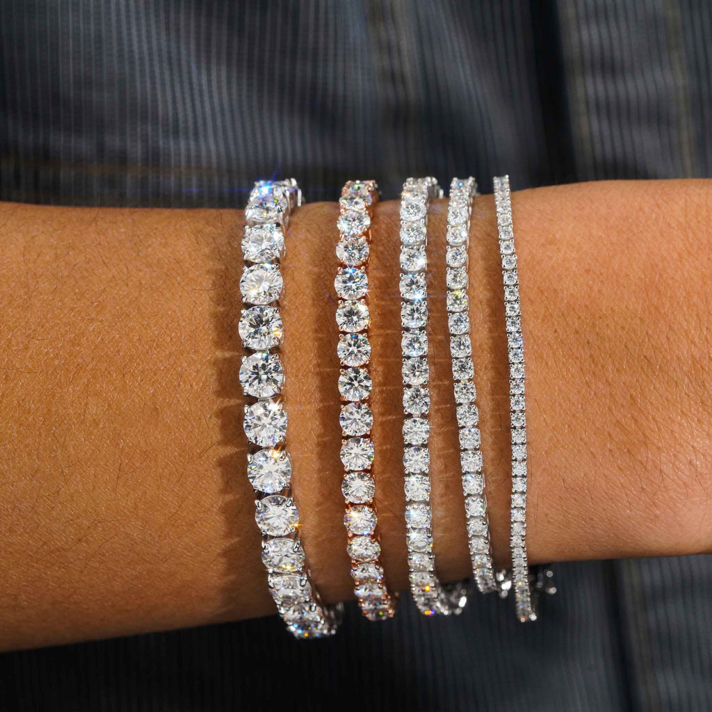 Moissanite VVS 'D' | Bracciale tennis