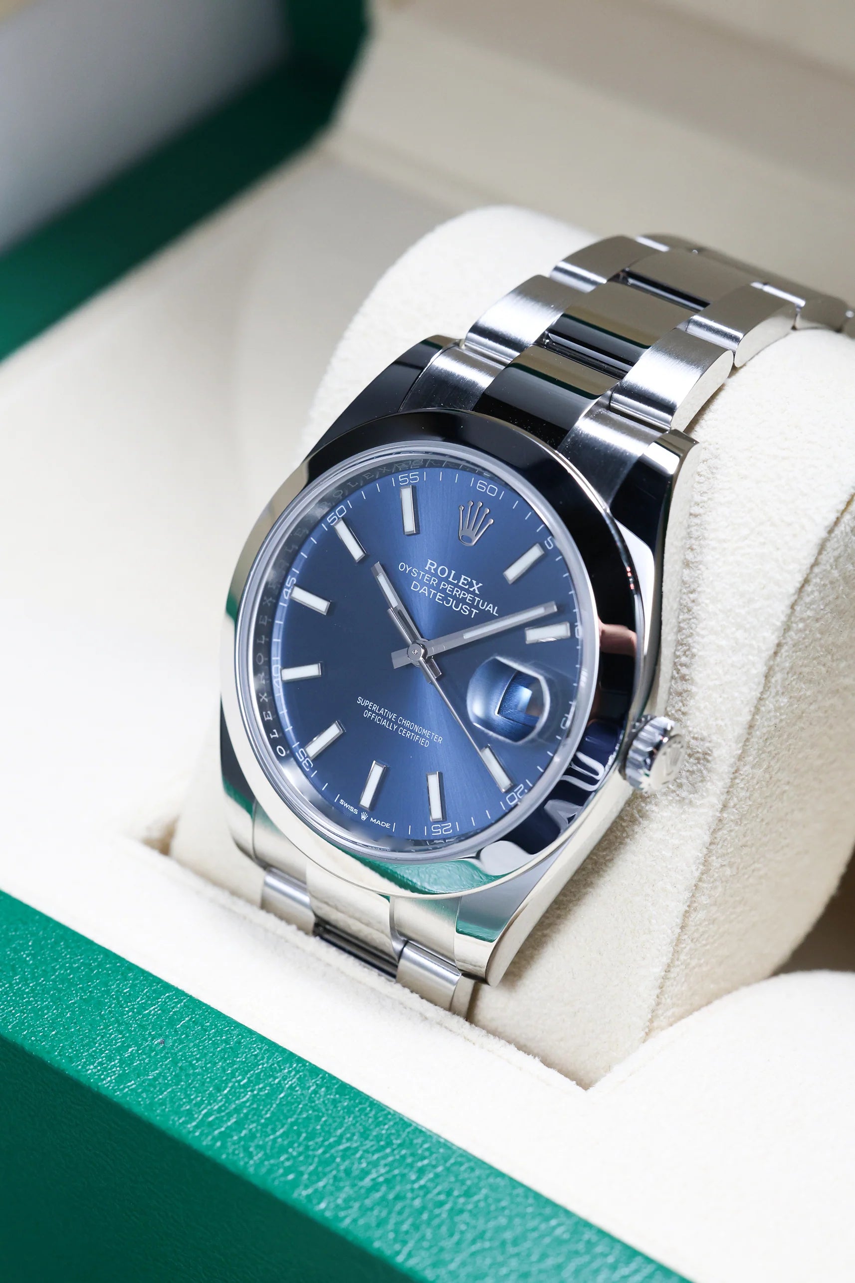 Rolex Datejust 126300 - 41mm Blue Index Dial (2021)