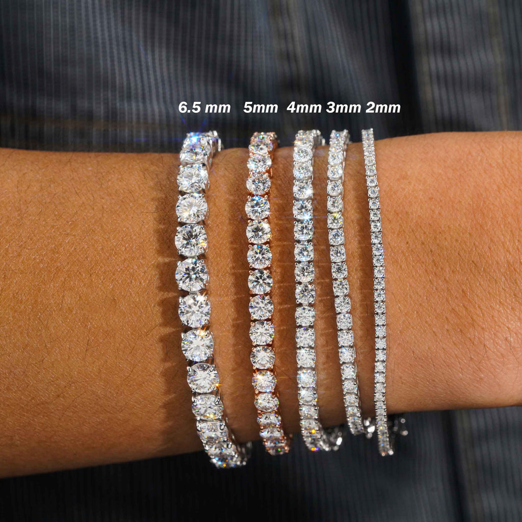 Moissanite VVS 'D' | Bracciale tennis