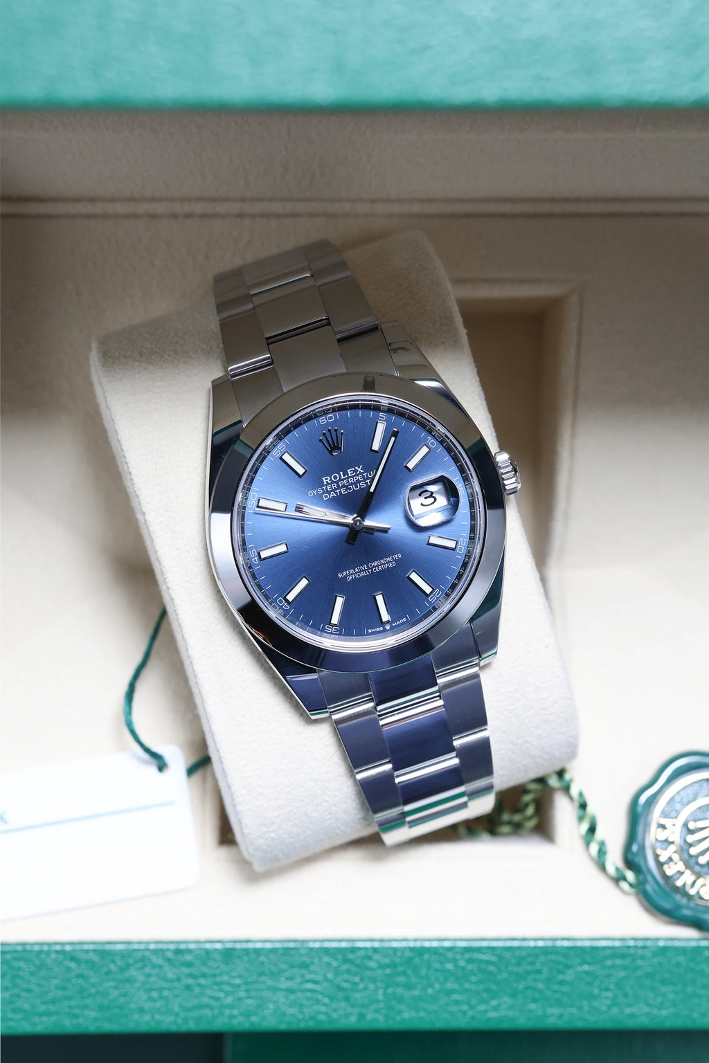 Rolex Datejust - 126300 41mm Blue Index Dial (2021)