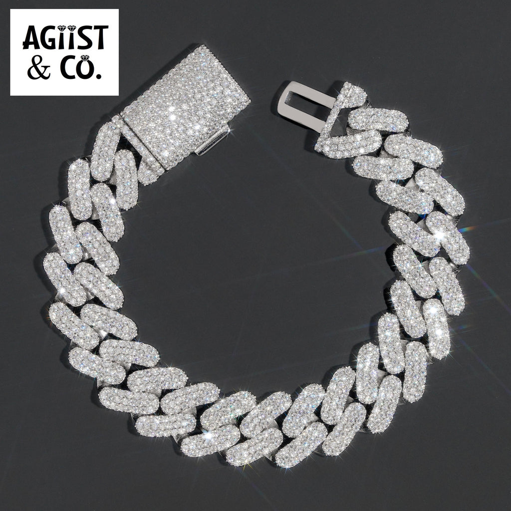 VVS 'D' Collection | AGiiST & Co. | 16mm Cuban Link Bracelet