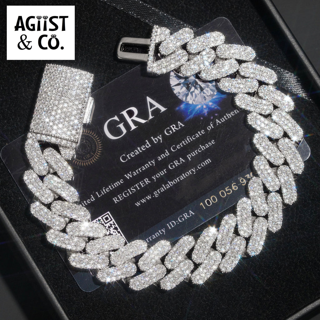 VVS 'D' Collection | AGiiST & Co. | 16mm Cuban Link Bracelet
