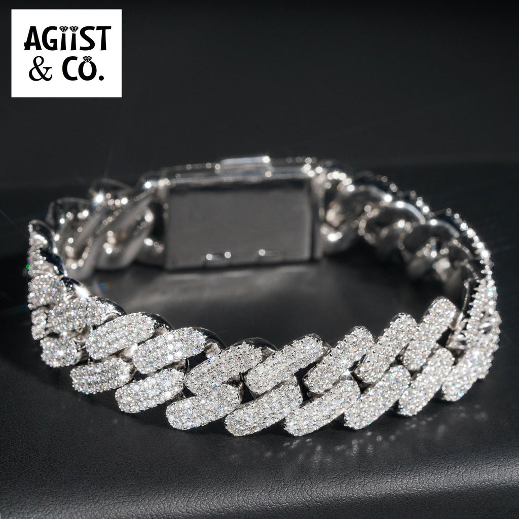 VVS 'D' Collection | AGiiST & Co. | 16mm Cuban Link Bracelet