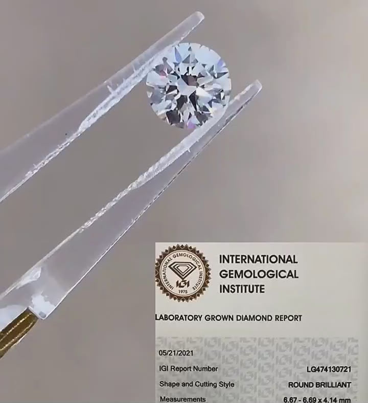 Collezione Signature AGiiST &amp; Co. | Anello in oro con 3 pietre di moissanite | Anello con diamanti VVS 14k (585)